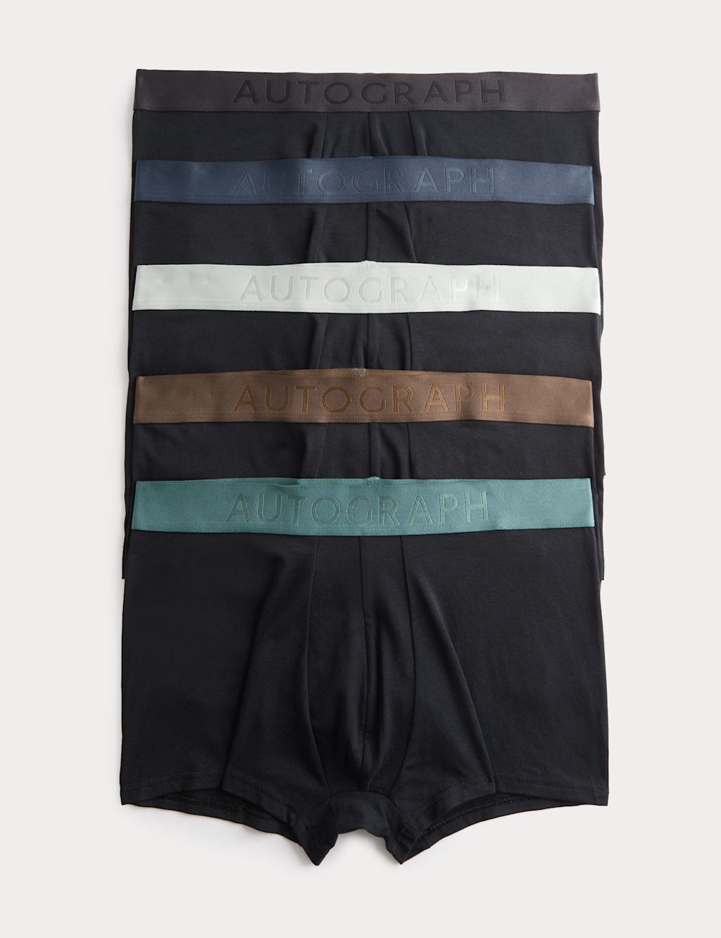 Autograph 5 Pack Supima Cotton Modal Stretch Hipsters - Black, Black