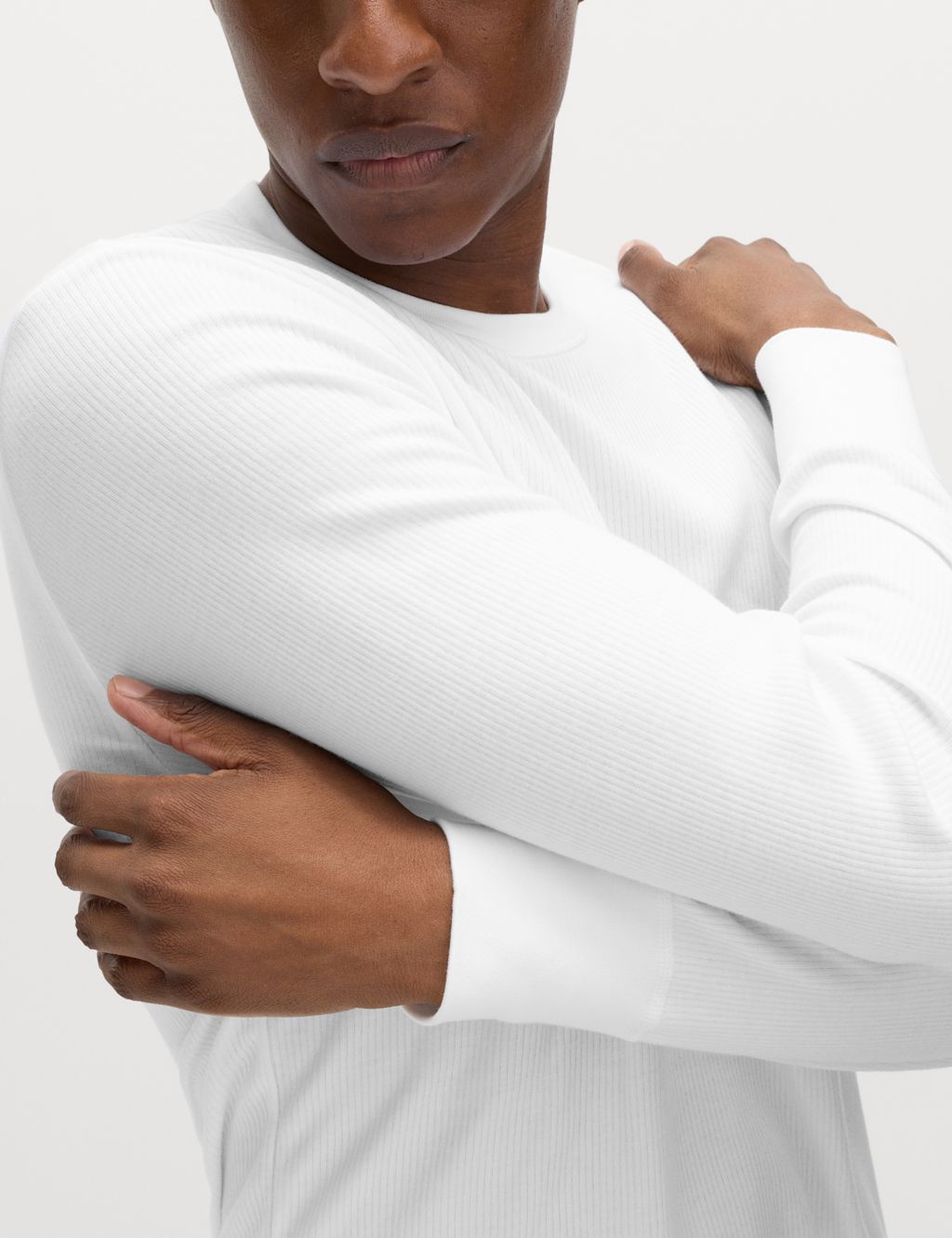 M&S Heatgen&trade; Medium Thermal Long Sleeve Tops - 2XL - White, White