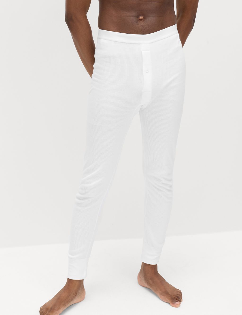 M&S Heatgen&trade; Medium Thermal Long Johns - 2XL - White, White