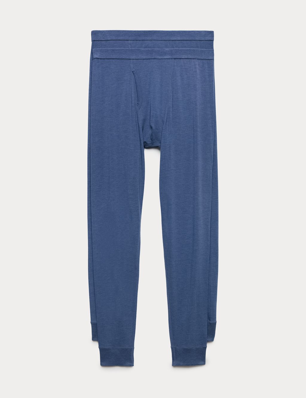 M&S 2 Pack Heatgen&trade; Light Thermal Long Johns - 2XL - Denim, Denim