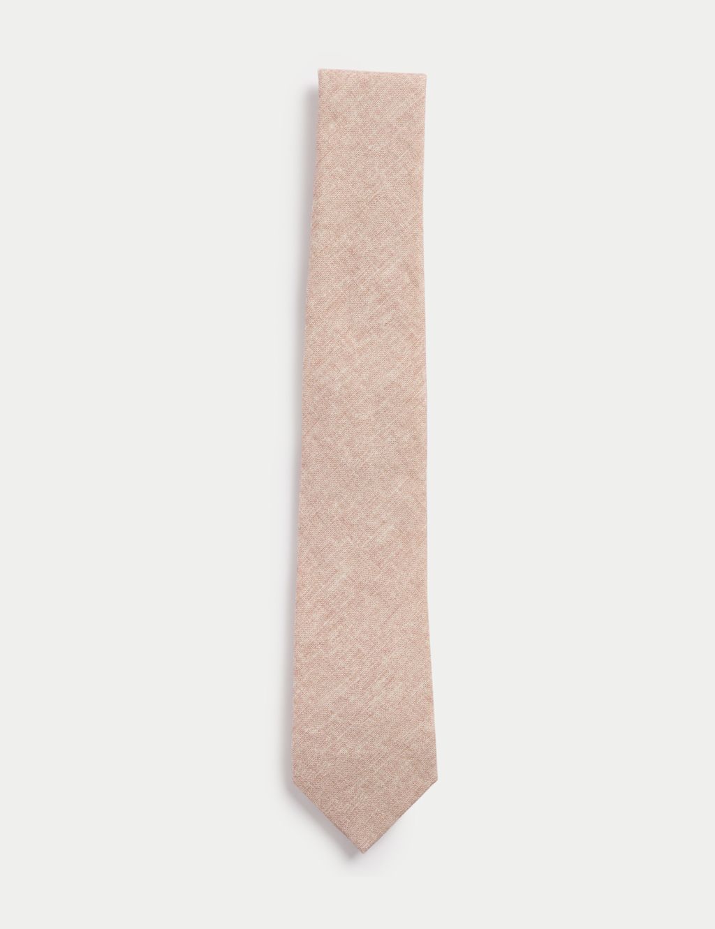 Autograph Linen Silk Blend Tie - 1SIZE - Pink, Pink
