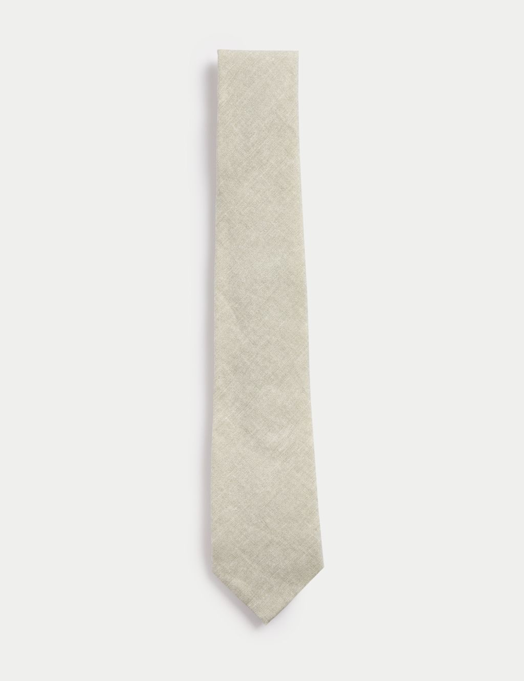 Autograph Linen Silk Blend Tie - 1SIZE - Green, Green