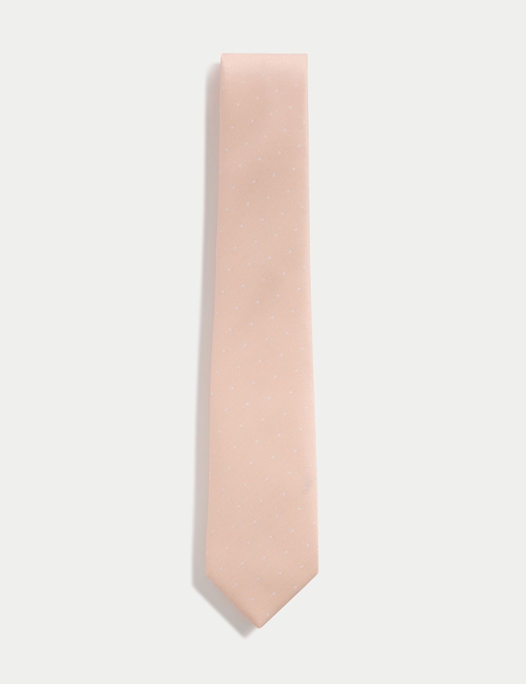 M&S Polka Dot Tie - 1SIZE - Pink, Pink