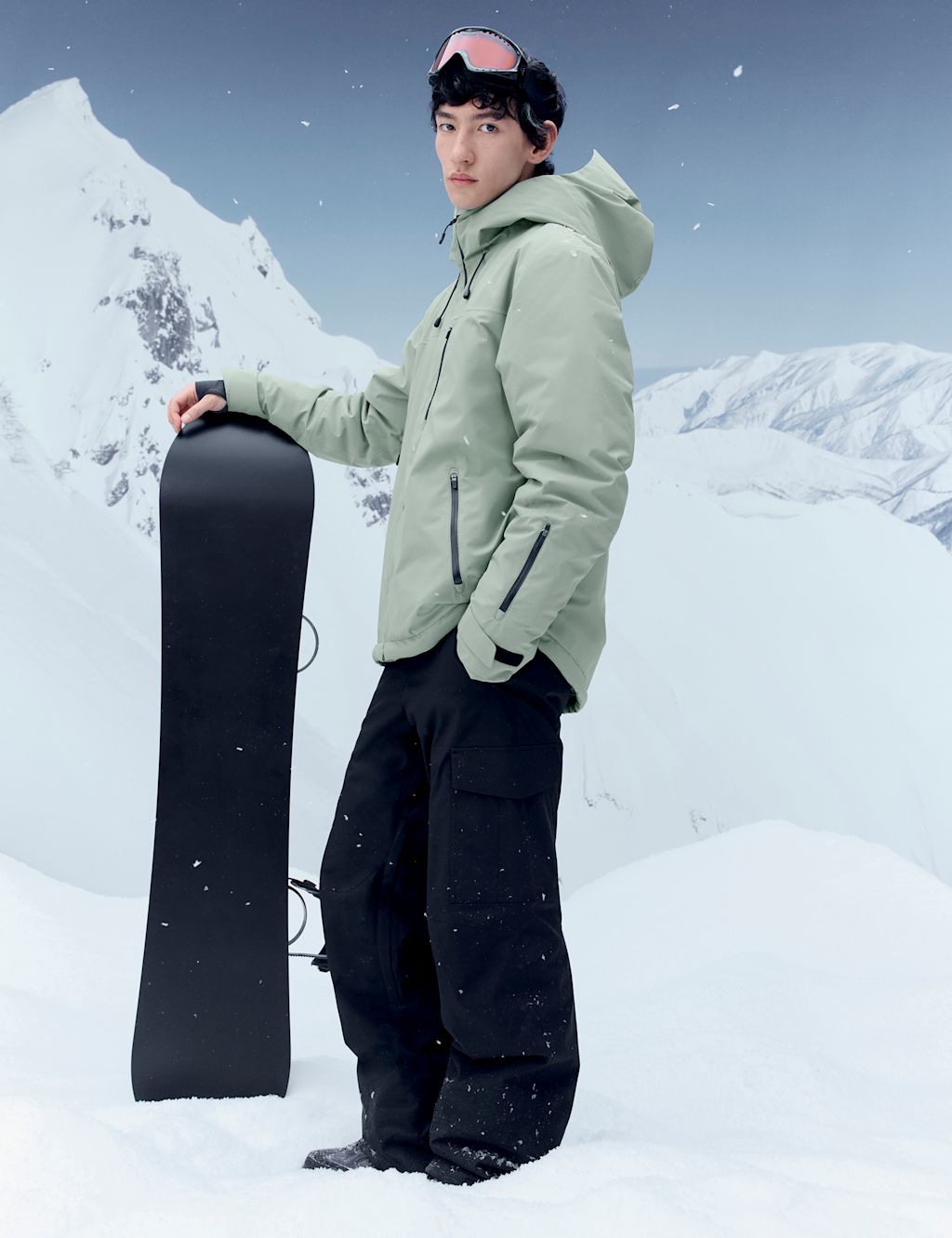 Goodmove Ski Salopettes with Stormwear™ Ultra - LREG - Black, Black