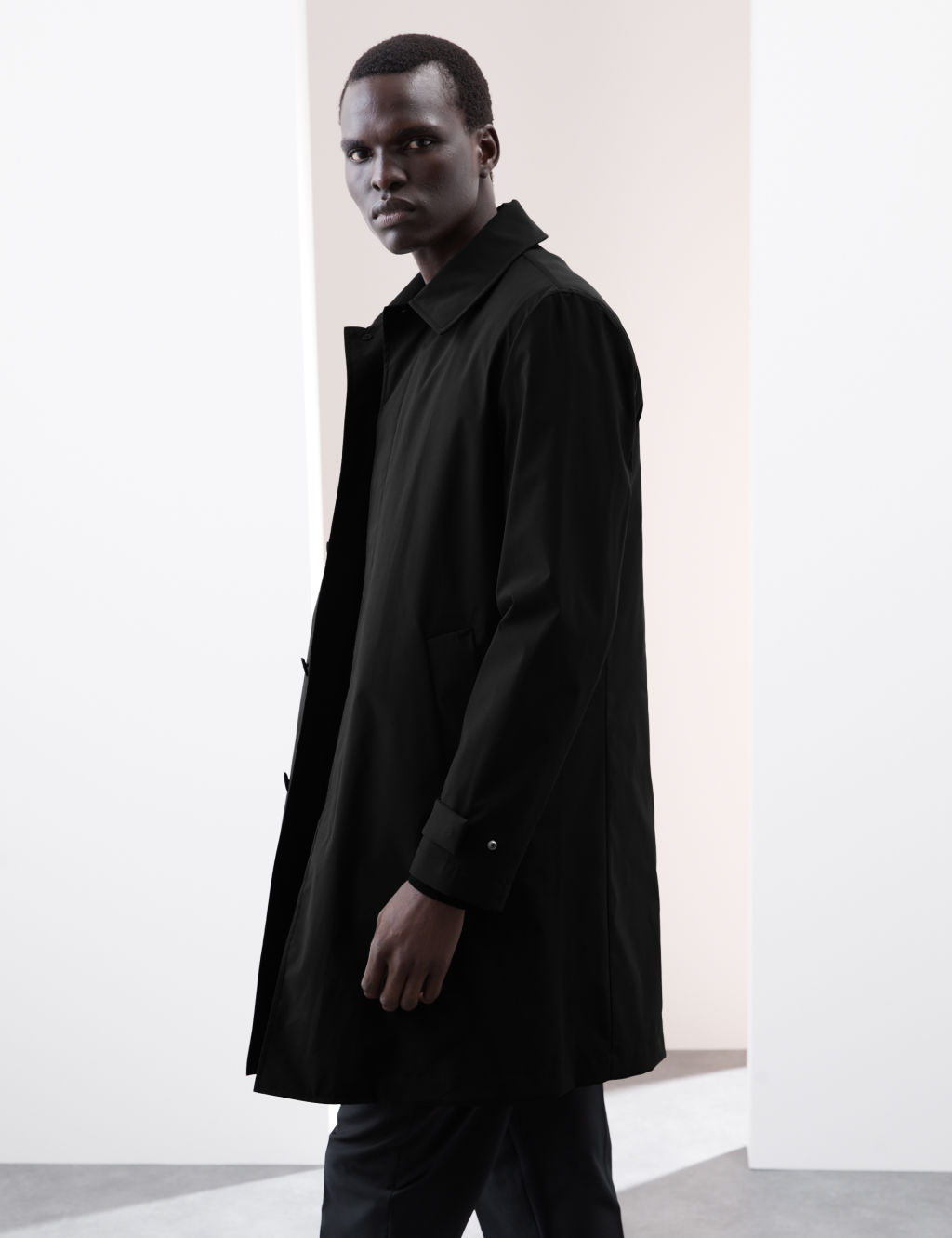 Autograph Padded Mac with Stormwear™ - XL - Black, Black