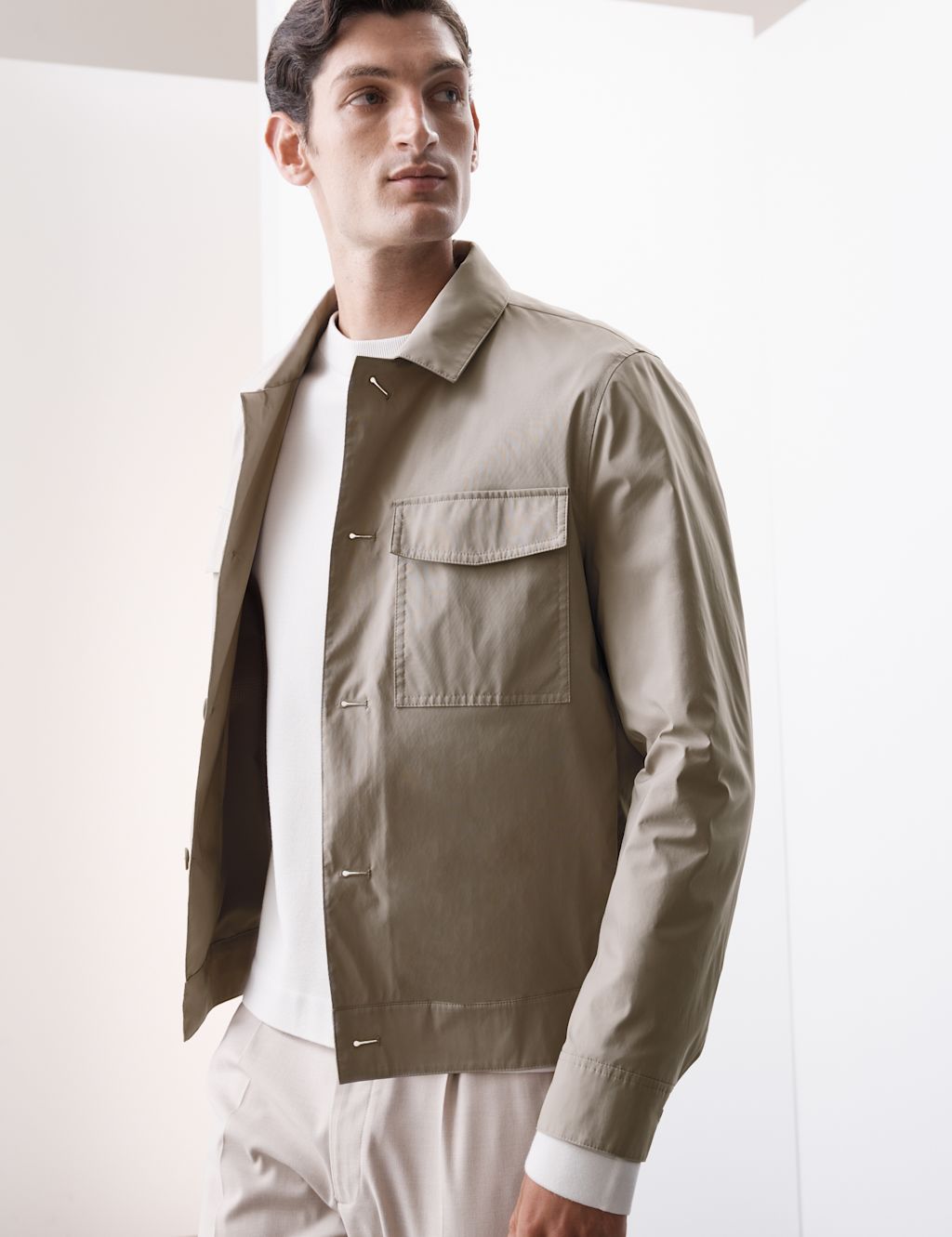 Autograph Performance Harrington Jacket - XXXL - Beige, Beige