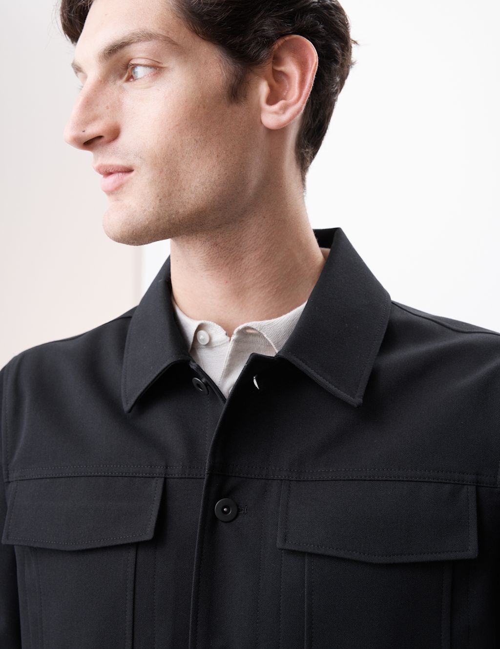 Autograph Harrington Jacket - L - Dark Navy, Dark Navy