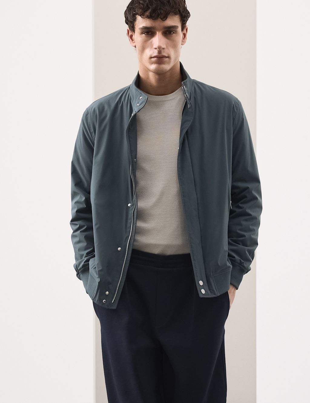 Autograph Bomber Jacket - S - Dark Petrol, Dark Petrol