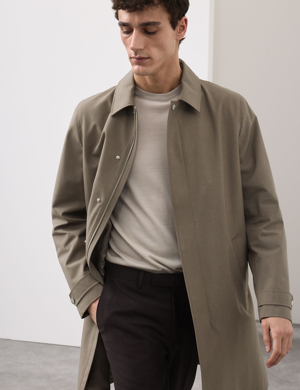 Autograph Performance Tech Mac with Wool - S - Neutral, Neutral