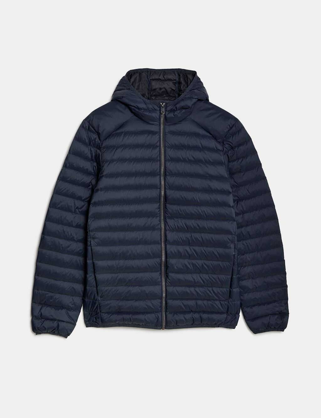 M&S Feather and Down Jacket with Stormwear™ - XXXXLLNG - Navy, Navy