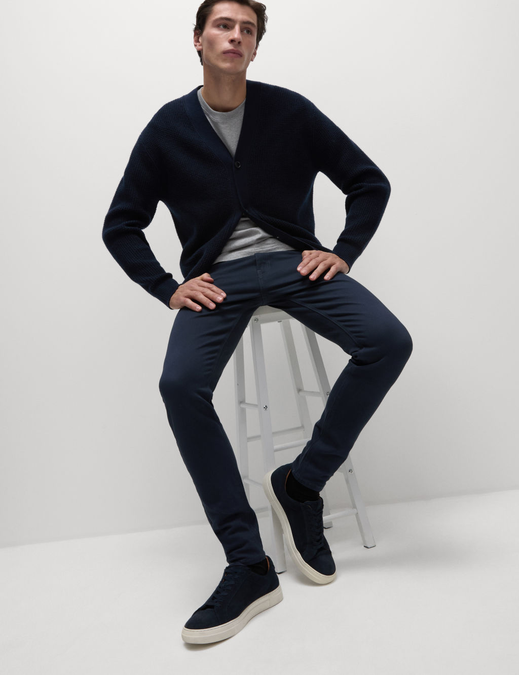 Autograph Skinny Fit 360 Flex Stretch Jeans - 3033 - Blue/Black, Blue/Black