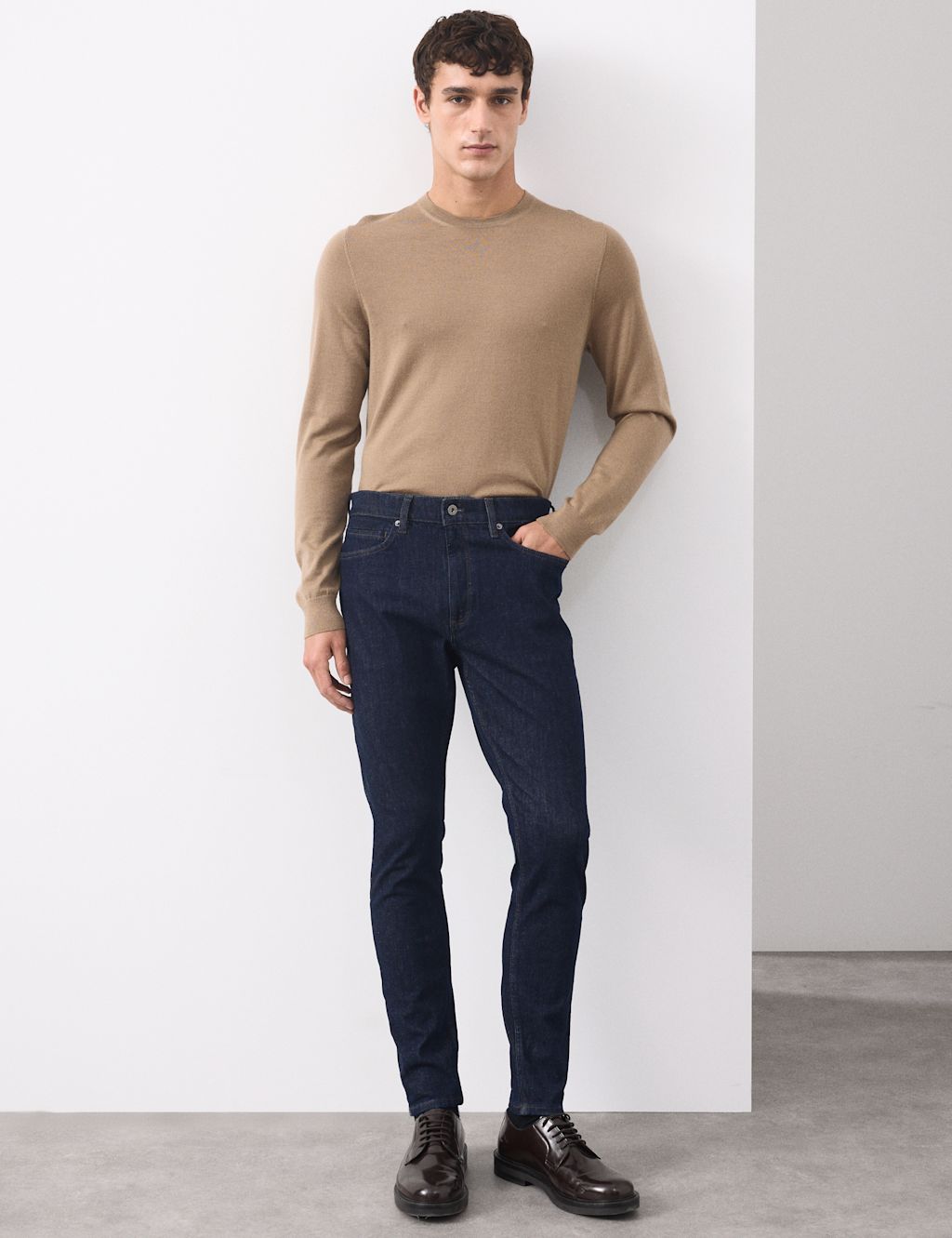 Autograph Skinny Fit 360 Flex Stretch Jeans - 3029 - Dark Indigo, Dark Indigo