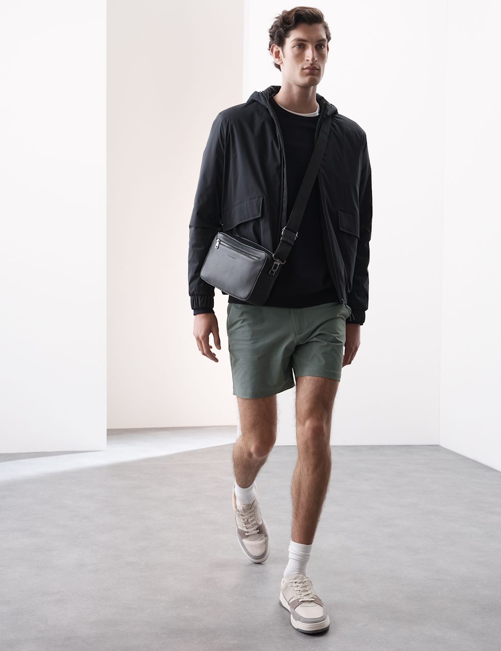 Autograph Technical Performance Short Chino Shorts - 32SHT - Dark Slate, Dark Slate
