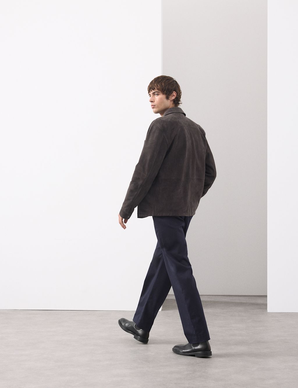 Autograph Italian Twill Trousers - 3029 - Dark Navy, Dark Navy