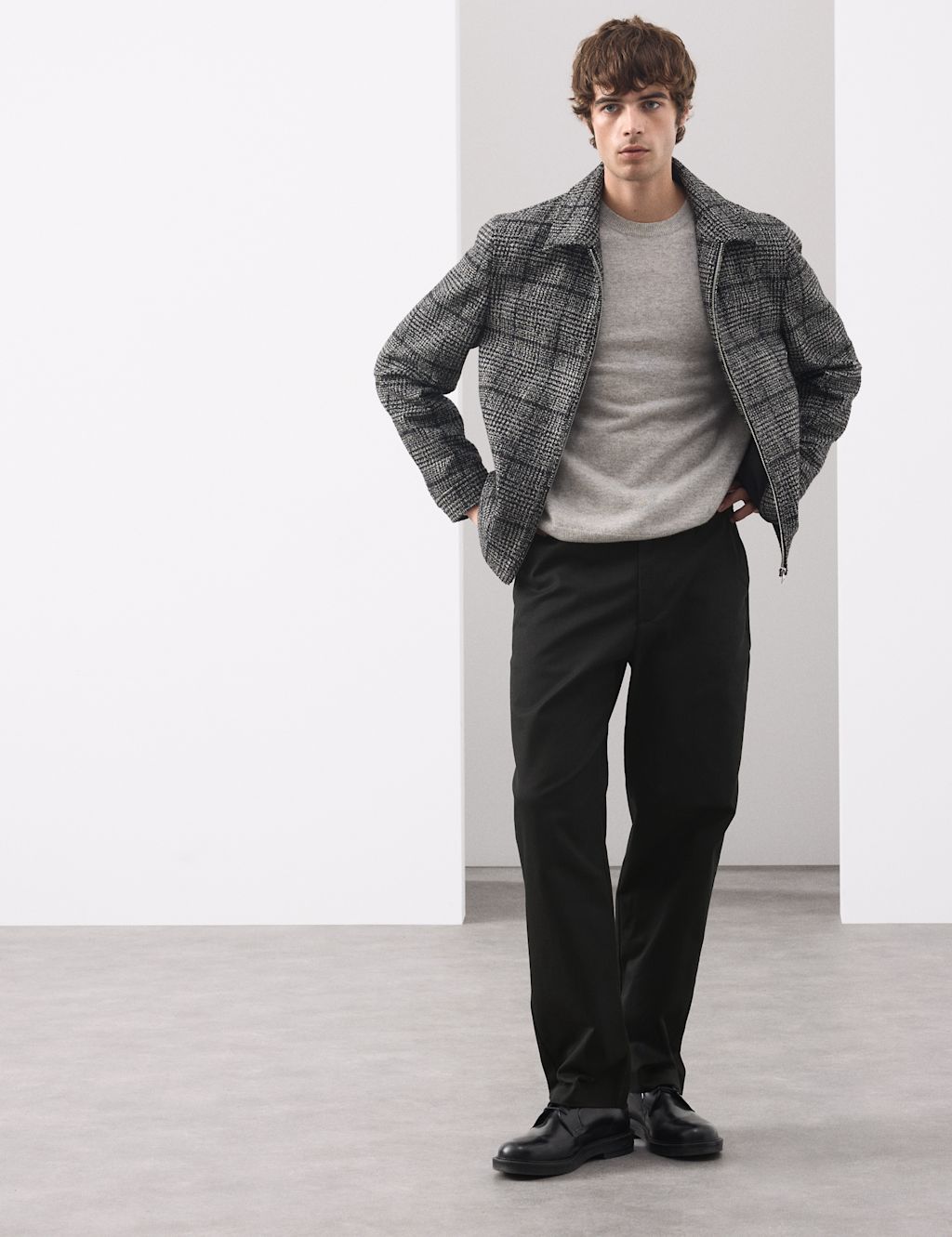 Autograph Italian Twill Trousers - 3029 - Black, Black