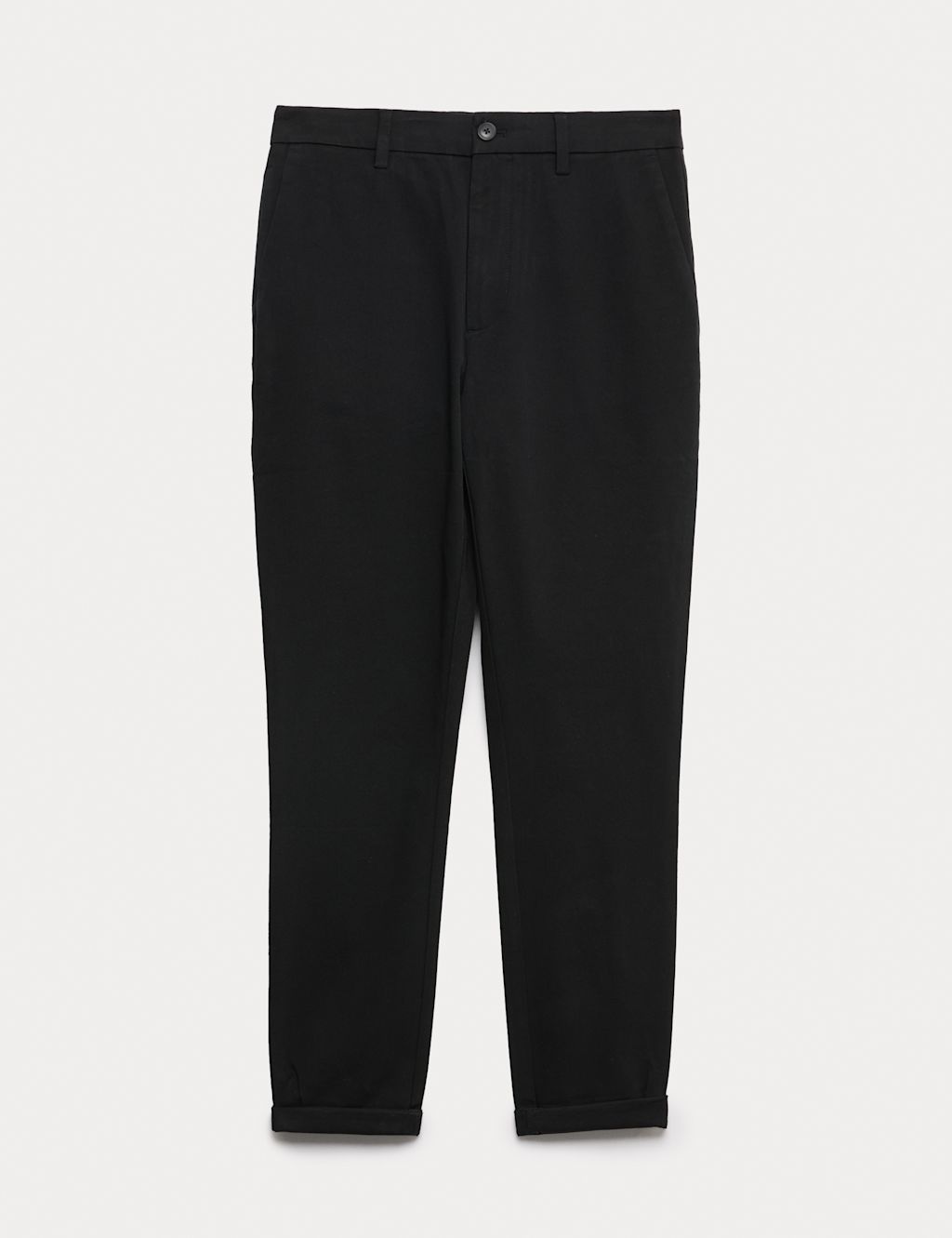 M&S The Ultimate Skinny Fit Stretch Chinos - 4029 - Black, Black
