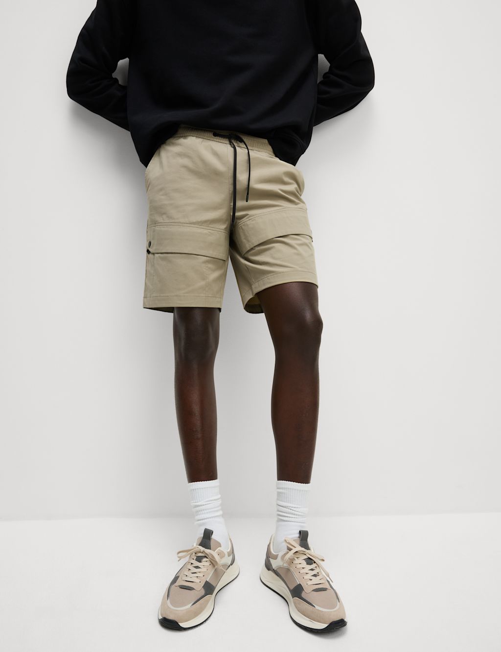 M&S Lightweight Stretch Cargo Shorts with Stormwear™ - XXLMID - Putty, Putty