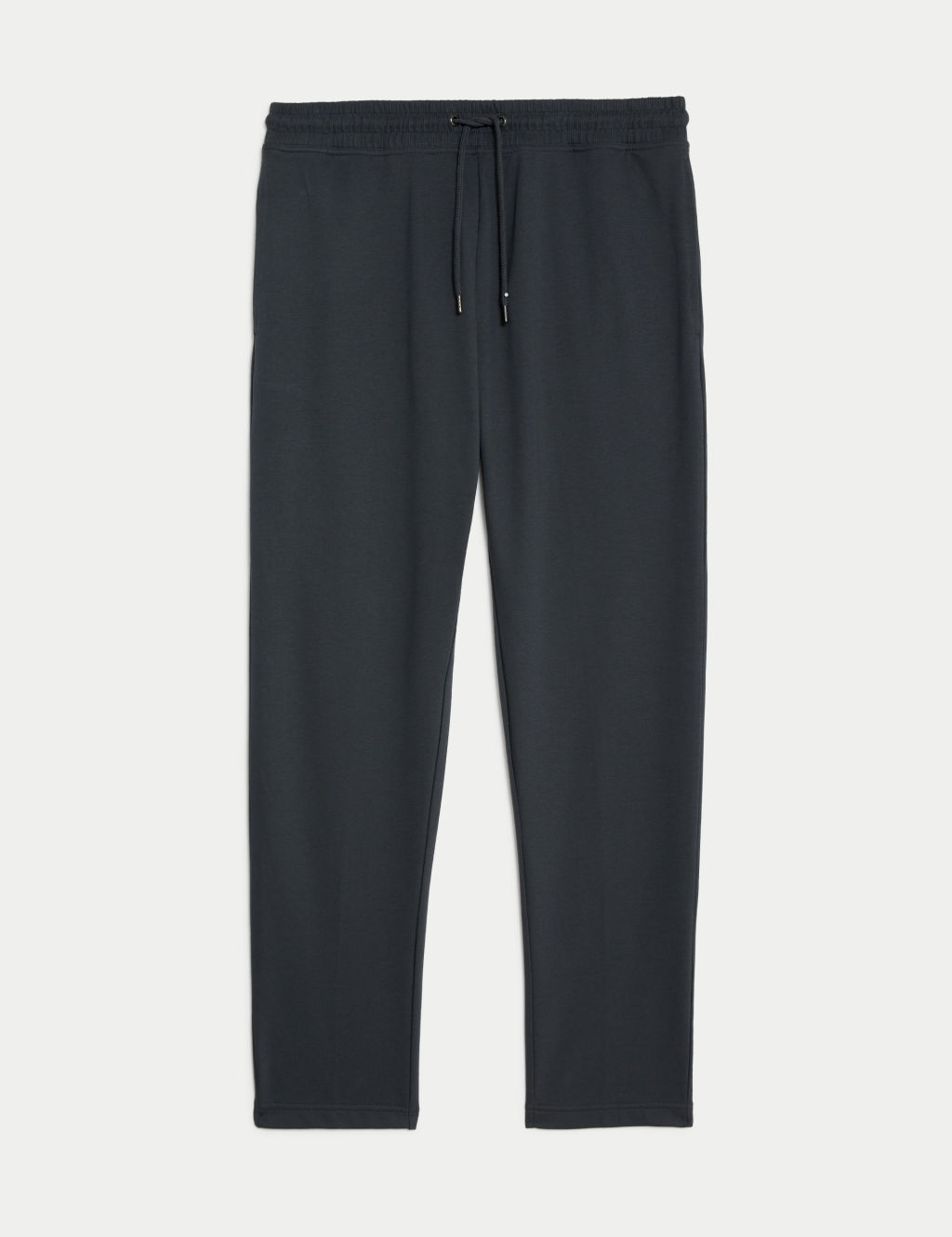 M&S Cotton Rich Straight Leg Joggers - L - Charcoal, Charcoal