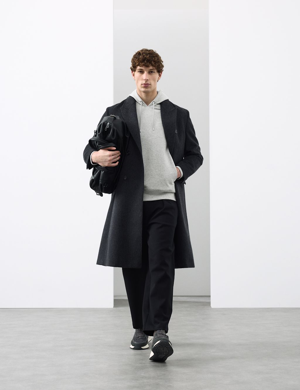 Autograph Cotton Rich Hoodie - XXLREG - Grey Marl, Grey Marl