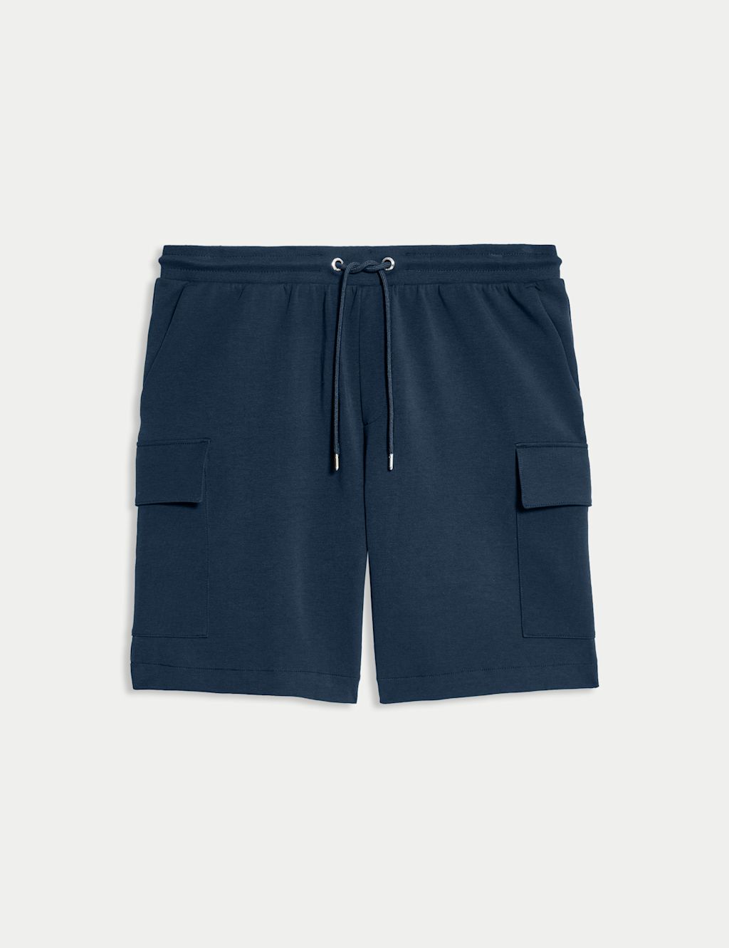 Autograph Cotton Rich Cargo Shorts - M - Dark Navy, Dark Navy