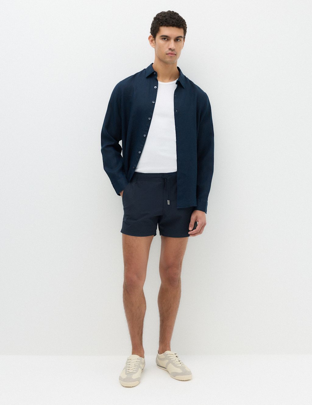 Autograph Quick Dry Swim Shorts - XL - Dark Navy, Dark Navy