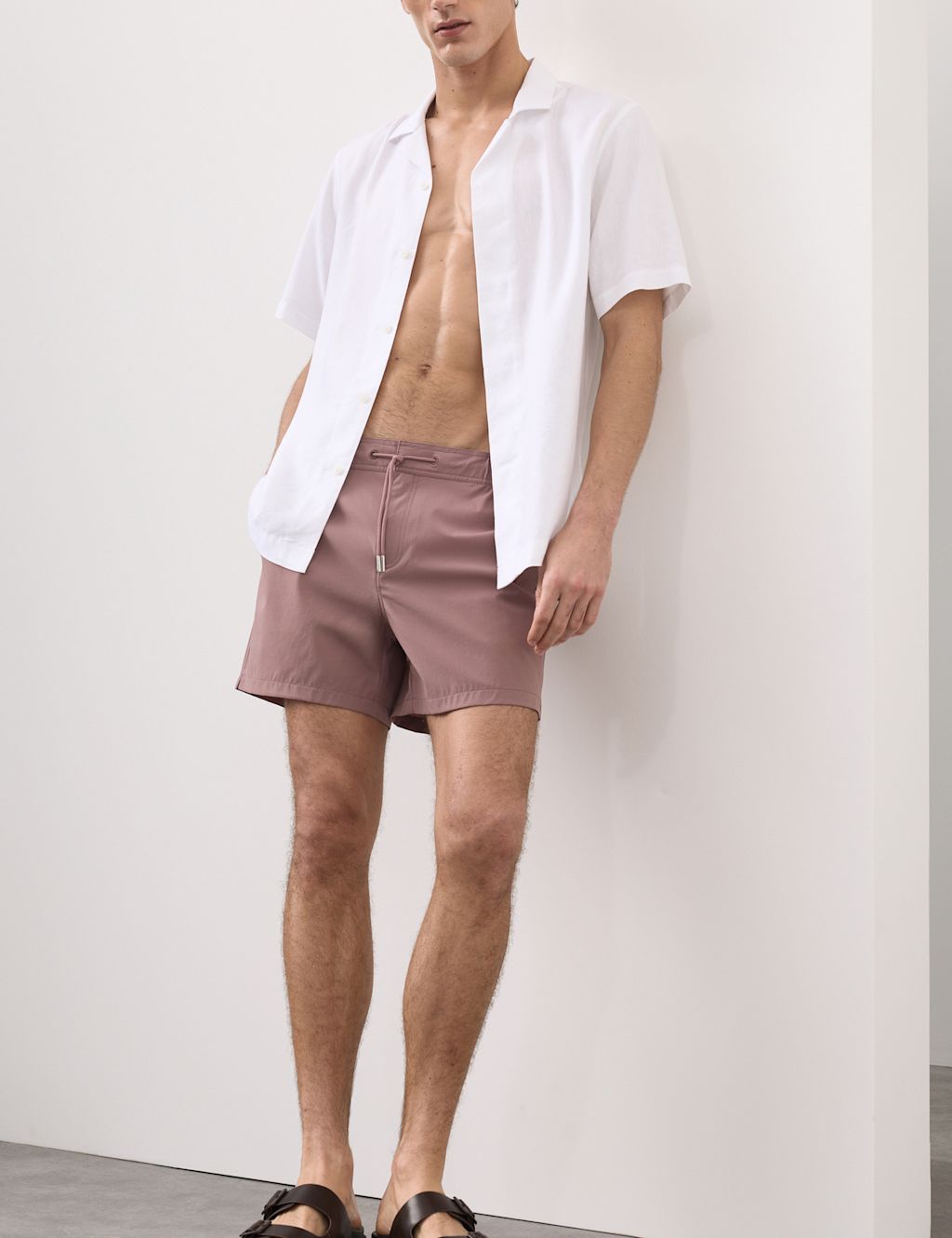 Autograph Quick Dry Swim Shorts - 2XL - Dusted Pink, Dusted Pink