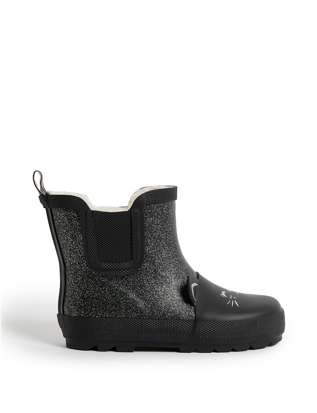 M&S Kids Wellies (3 Small - 2 Large) - 1 LSTD - Black Mix, Black Mix
