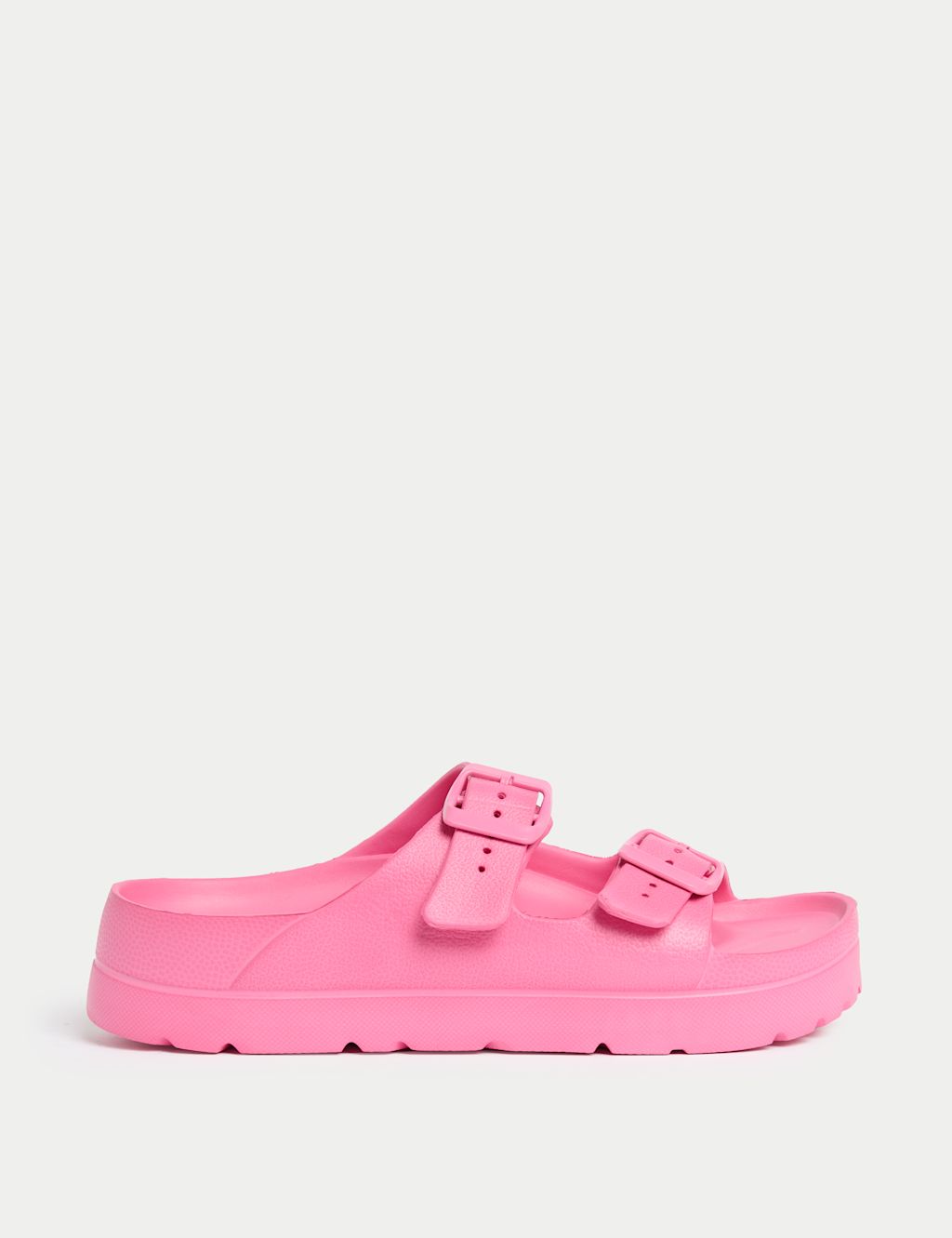 M&S Kids Buckle Sandals (3 Large - 6 Large) - 4 - Pink, Pink