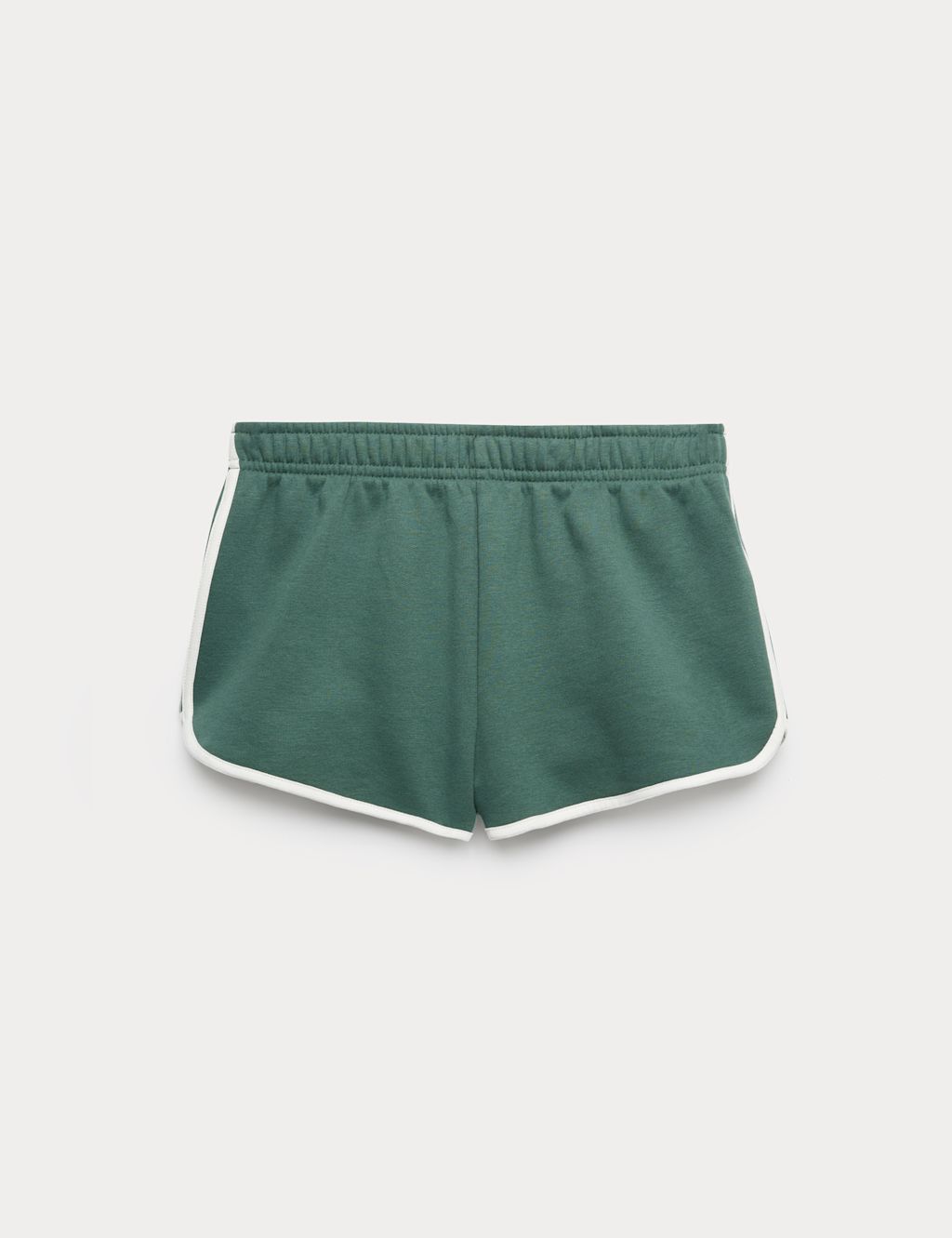 M&S Cotton Rich Runner Shorts (6-16 Yrs) - 10-11 Years - Bottle Green, Bottle Green