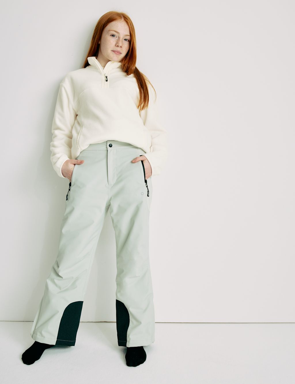 M&S Ski Fleece Top (2-16 Yrs) - 10-11 - Ecru, Ecru