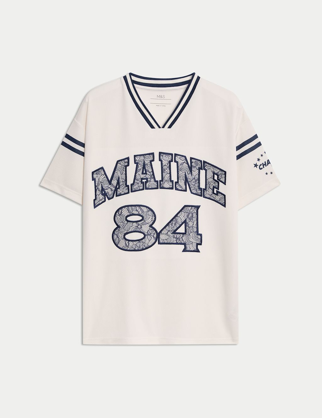 M&S Maine 84 Graphic T Shirt (6-16 Yrs) - 11-12 - Ecru, Ecru