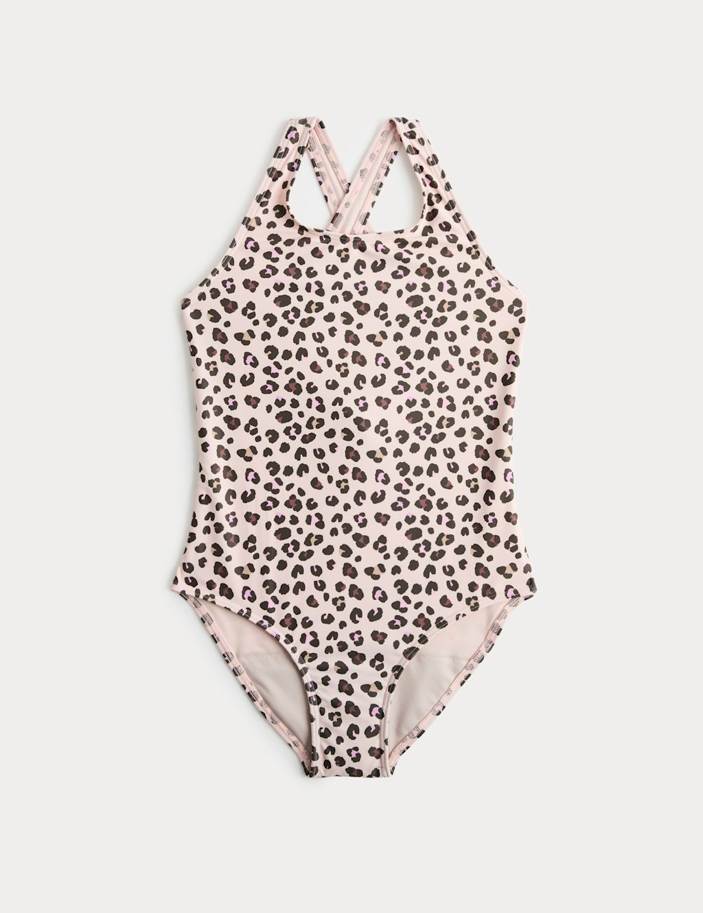 M&S Leopard Print Period Swimsuit (8-16 Yrs) - 10-11 Years - Multi, Multi