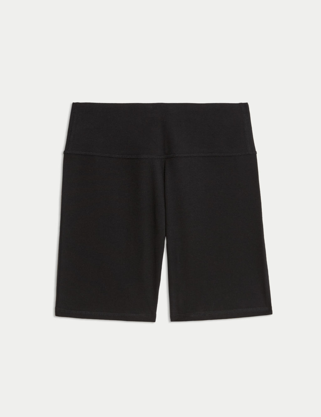 M&S Cotton Rich Cycling Shorts (6-16 Yrs) - 10-11 Years - Black, Black