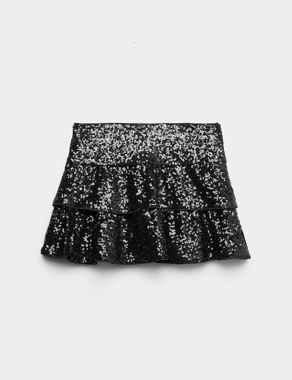 M&S Sequin Rara Skirt (2-16 Yrs) - 15-16 - Black, Black