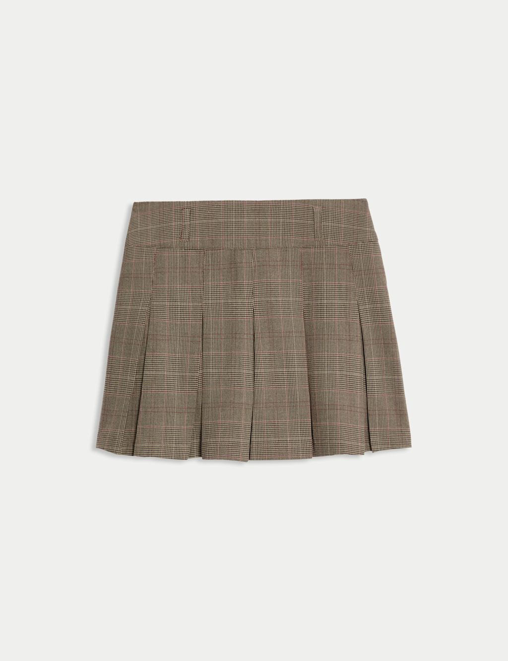 M&S Mini Checked Pleated Skirt (6-16 Yrs) - 6-7 Y - Multi, Multi