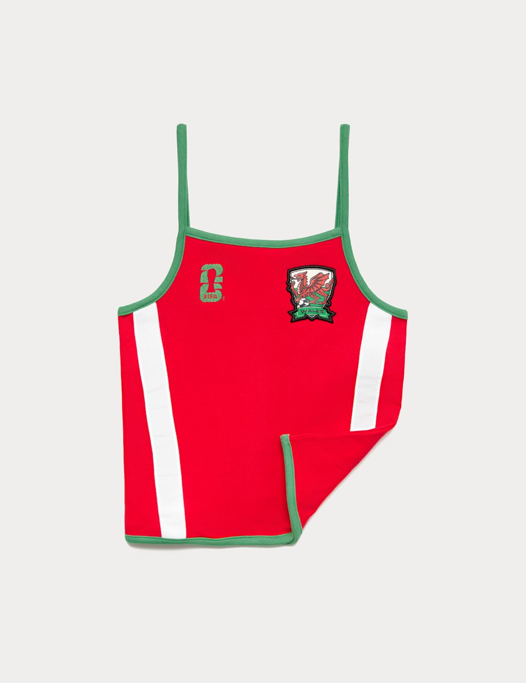 M&S FIFA World Cup 26&trade; Cami Top (6-16 Yrs) - 10-11 Years - Chilli, Chilli