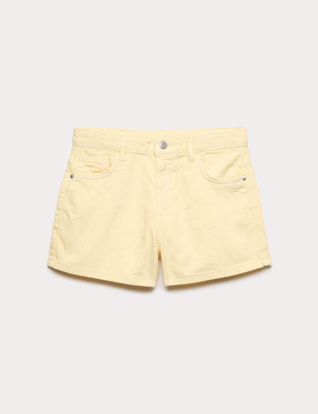 M&S Denim Shorts (6-16 Yrs) - 10-11 Years - Yellow, Yellow