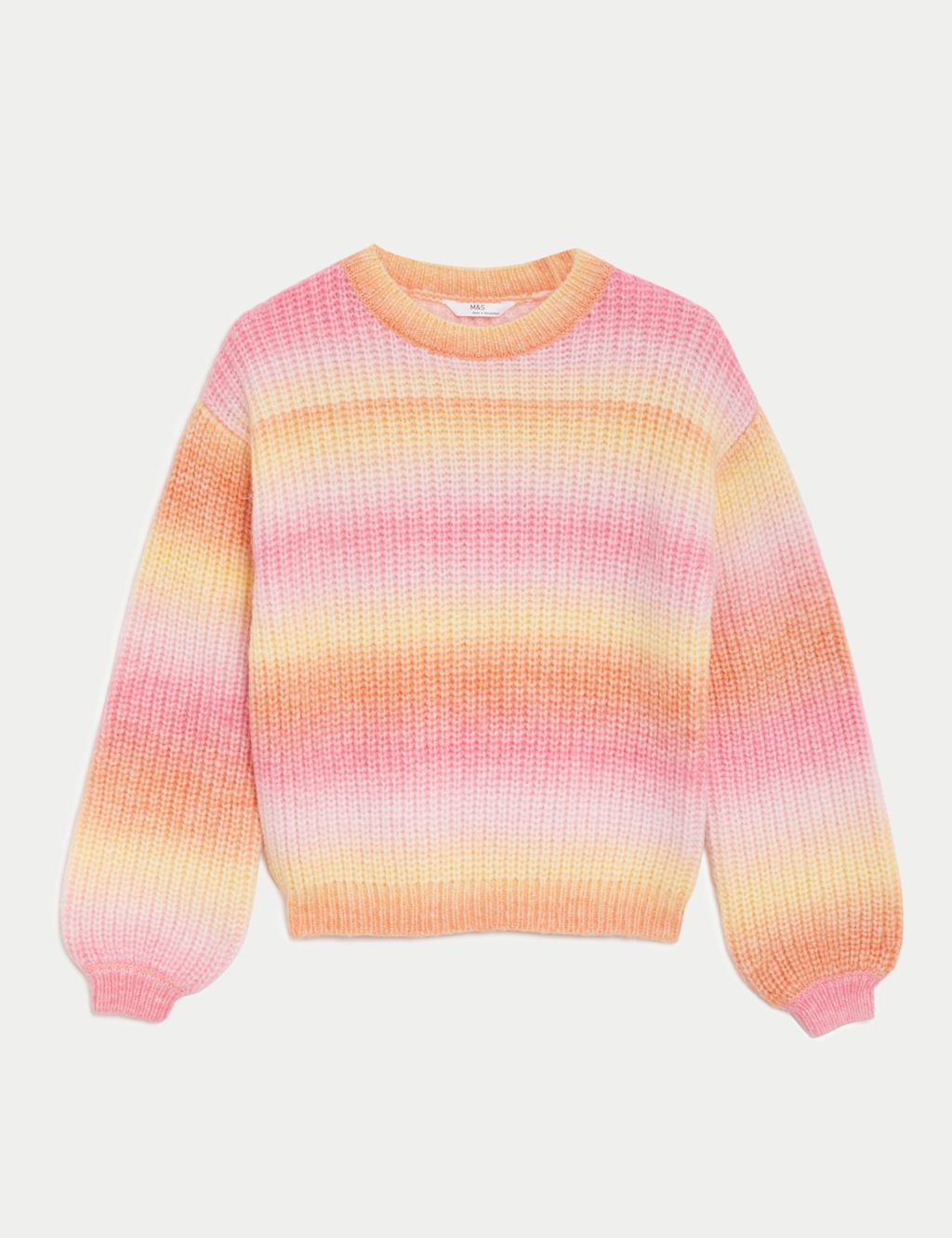 M&S Ombre Jumper (6-16 Yrs) - 10-11 - Multi, Multi