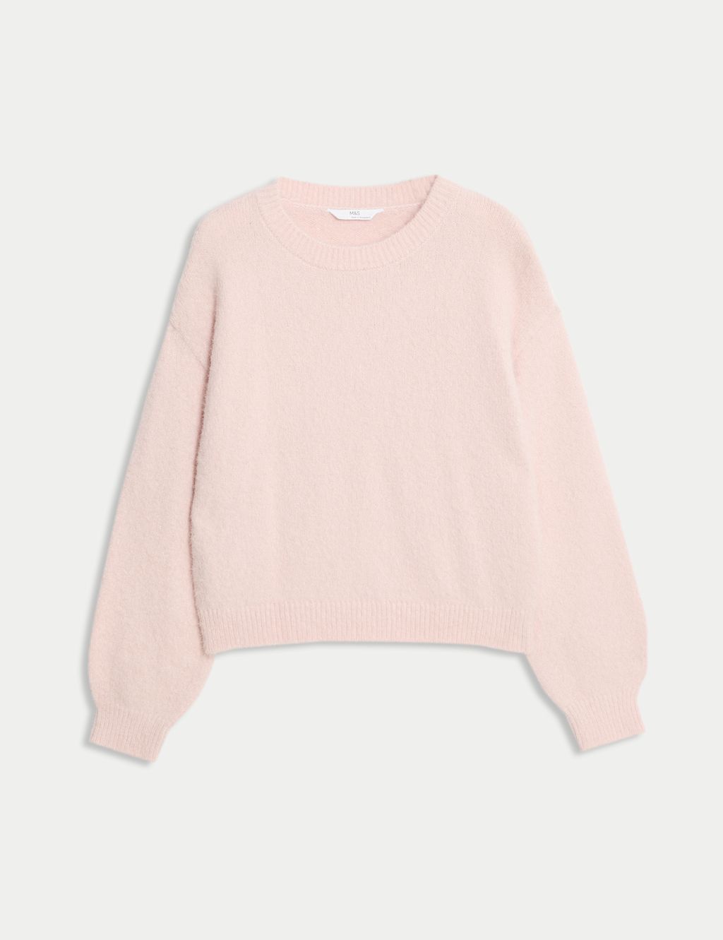 M&S Plain Jumper (6-16 Yrs) - 10-11 - Light Pink, Light Pink