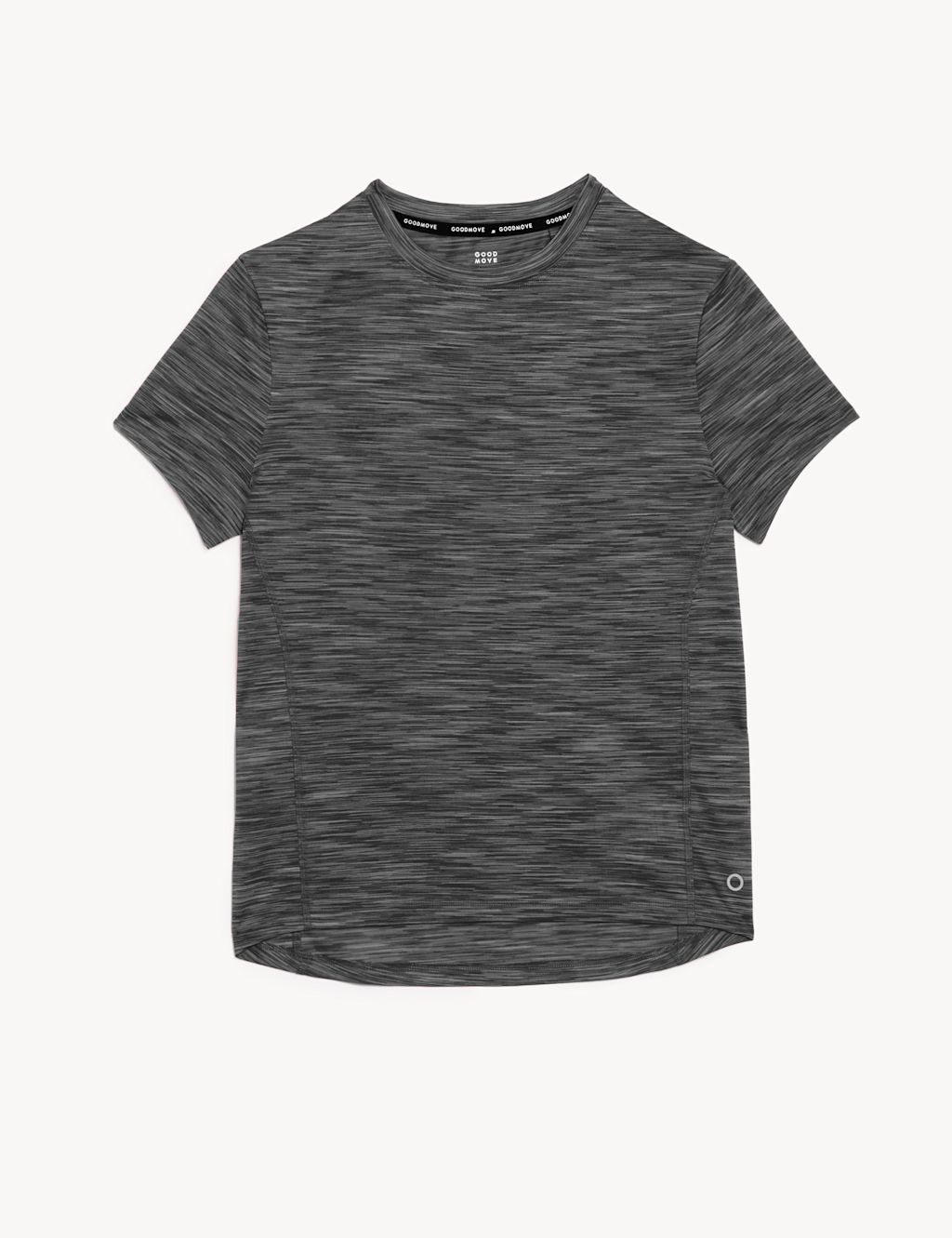 Goodmove Unisex Sports T-Shirt (6-16 Yrs) - 7-8 Y - Black, Black