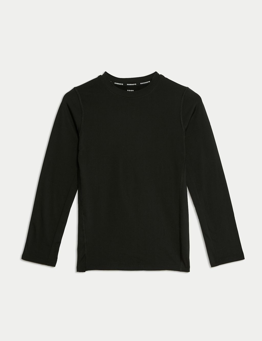 Goodmove Baselayer Top (6-16 Yrs) - 6-7 Y - Black, Black