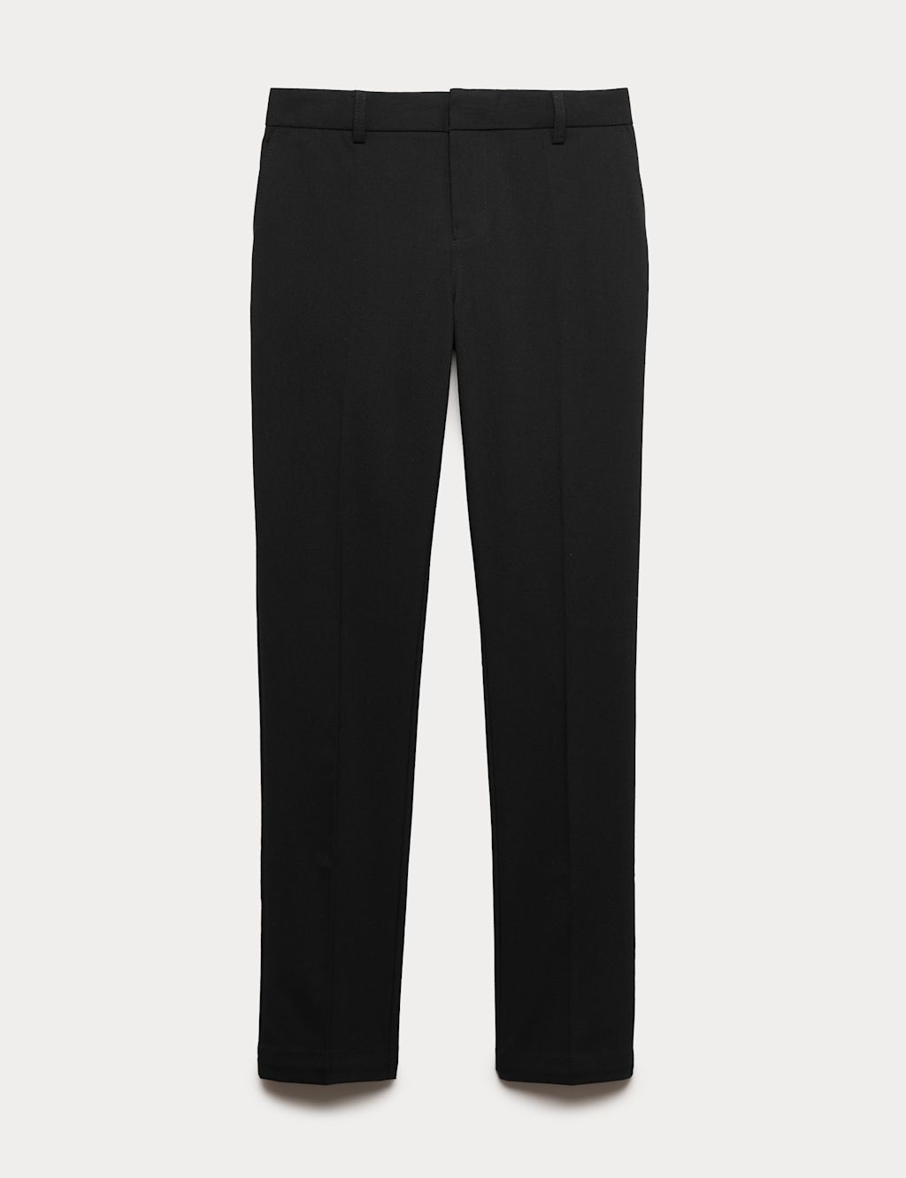 M&S Boys Skinny Leg Longer Length School Trousers (2-18 Yrs) - 10-11 Years - Black, Black