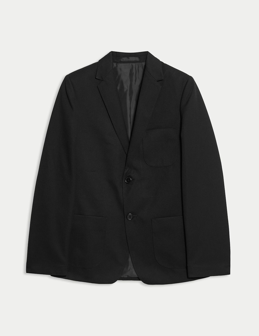 M&S Senior Boys Slim Fit School Blazer (9-18 Yrs) - 10-11 - Black, Black