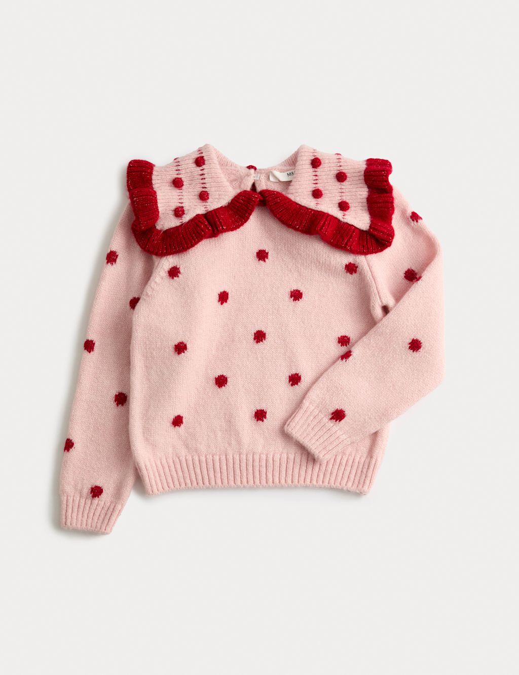 M&S Polka Dot Jumper (2-8 Yrs) - 5-6 Y - Multi, Multi