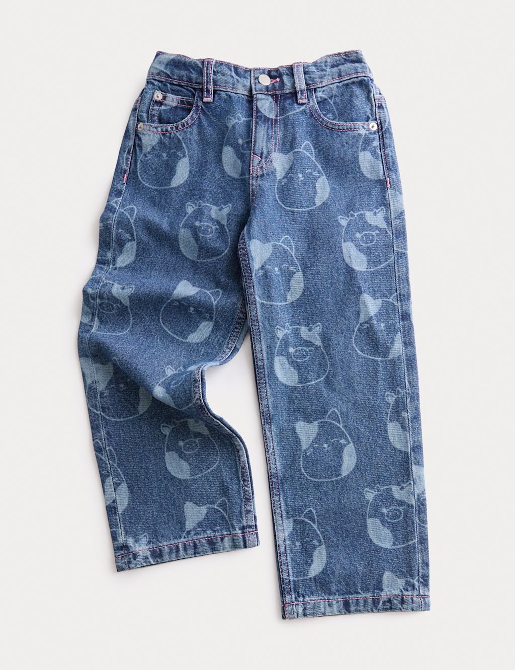 M&S Denim Squishmallows&trade; Jeans (2-10 Yrs) - 5-6 Years, Denim