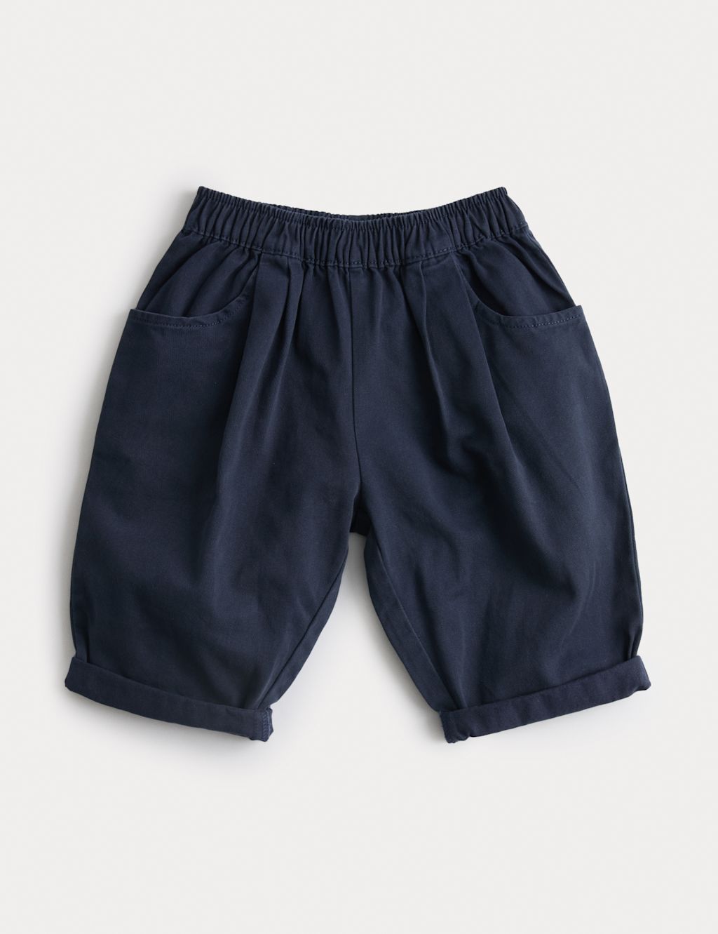 M&S Pure Cotton Chinos (0-4 Yrs) - 12-18 Months - Navy, Navy