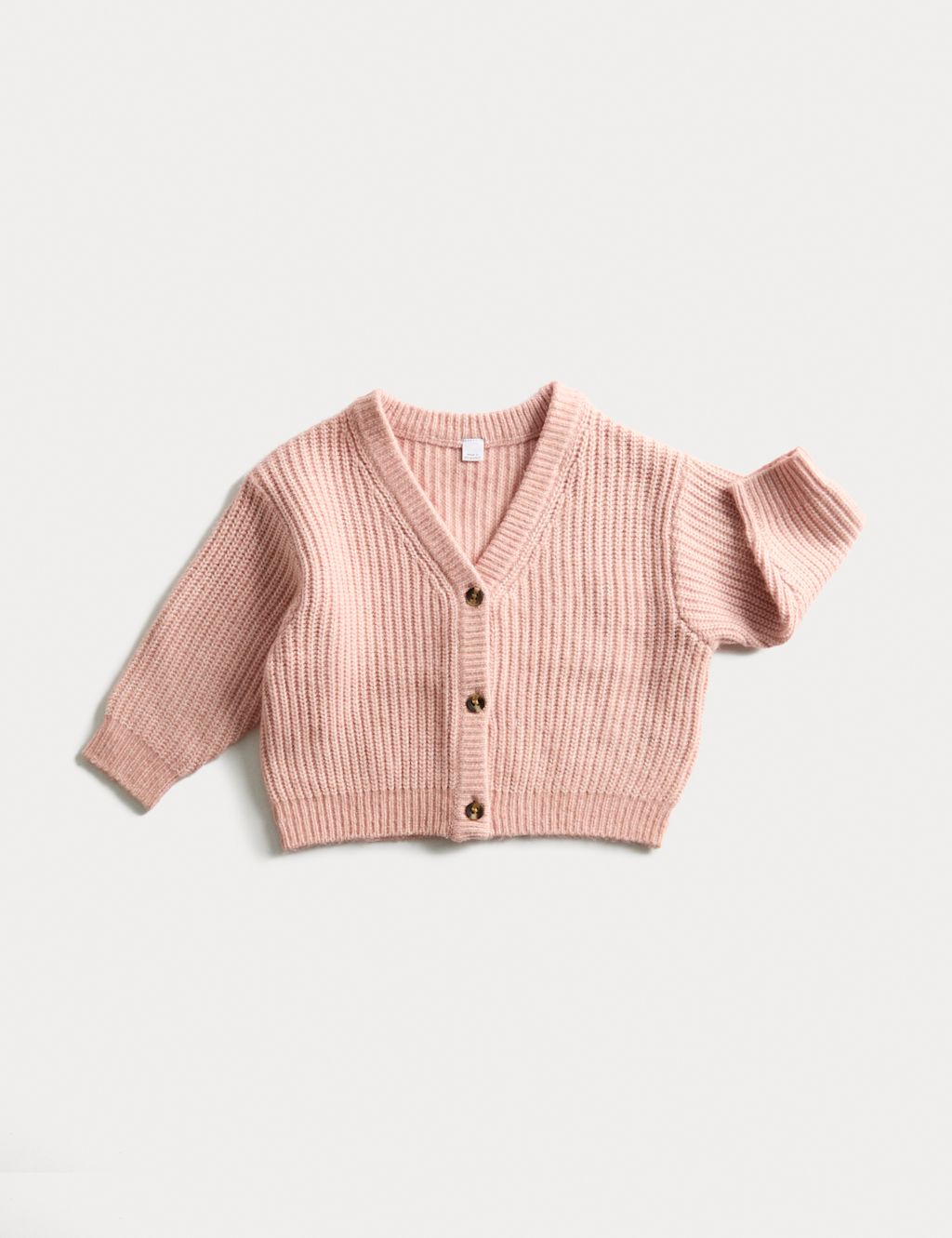 M&S Knitted Cardigan (0-3 Yrs) - 18-24 - Pink, Pink