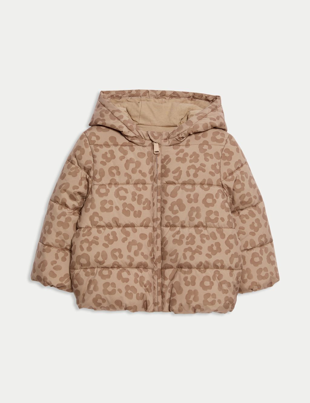 M&S Animal Print Lightweight Padded Coat (0-3 Yrs) - 12-18 - Multi, Multi