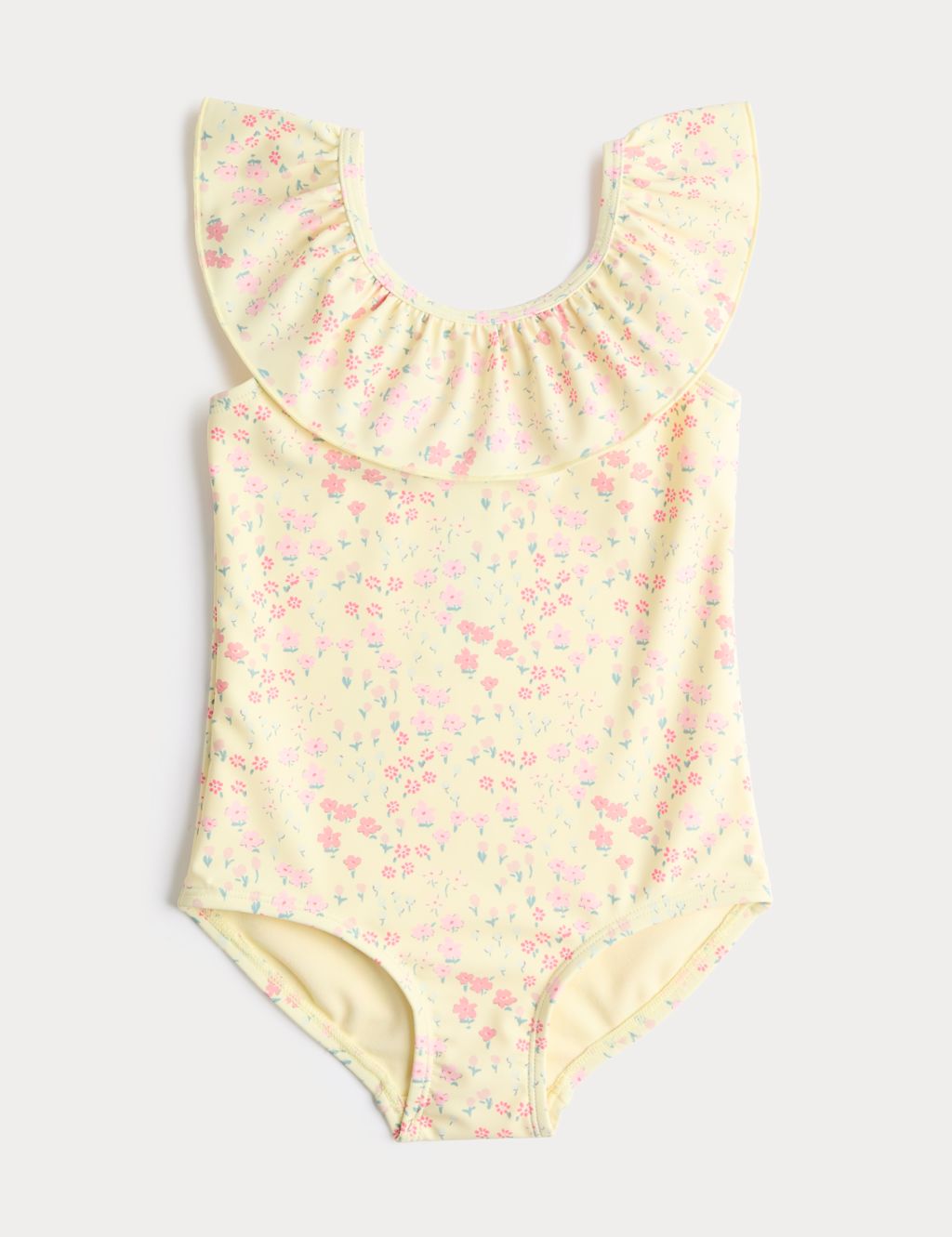 M&S Ditsy Floral Swimsuit (0-5 Yrs) - 0-3 Months - Multi, Multi