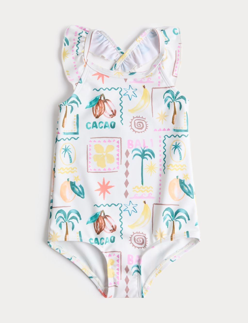 M&S Mini Me Tropical Swimsuit (0-3 Yrs) - 2-3 Years - Multi, Multi